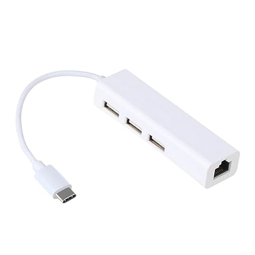 Adaptador Type C Ethernet LAN Operitacx Hub USB Note con expansor OTG integrado