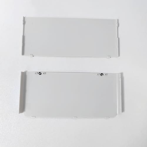 Image of Front Back Housing Shell Case Cover Top /Bottom Faceplate Plates Replacement for Nintendo New 3DS Console (White)