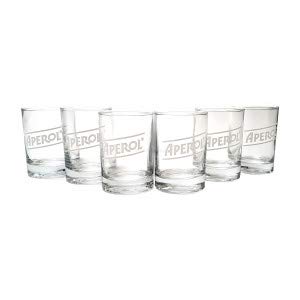 Preisvergleich Produktbild Aperol Gläser Set - 6x Stück