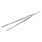 Generisch Grillzange - 30,5 Cm/12,01 Zoll Grillzanges, Rostfreie BBQ Grillzange Mit Sicherheitsverschluss, Hitzebeständige Lebensmittelzange Für Grillbuffet, Steak, Fisch & Salate