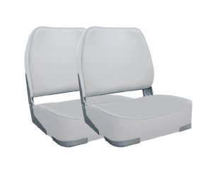 Oceansouth Deluxe Folding Boat seat (Grey) Fishing Folding Chair Accessories Kayak Boat Seats seat Covers Back Pack Canoe Paddle Board Waterproof Cushions Boating Swivel Chairs Jon Bench