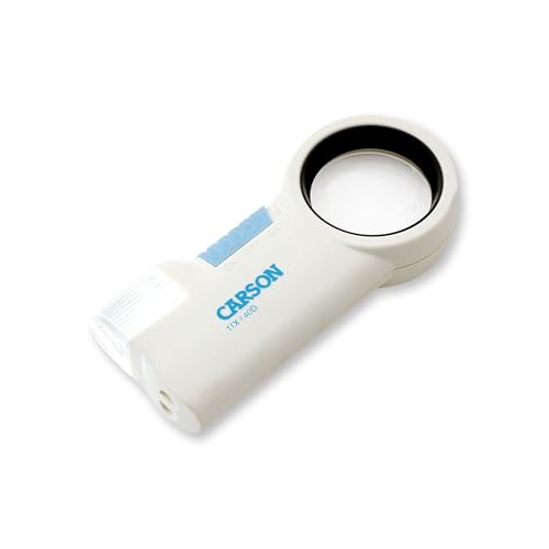 Carson CP-40 High Power 11x Aspheric Lens Led Lighted Magnifier and Flashlight