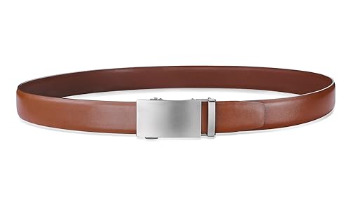 Image of MILORDE Men's Leather Ratchet Belt - 35mm - Customizable Fit