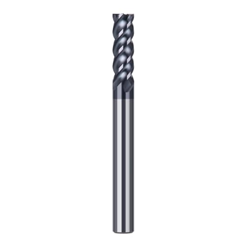 Image of HUHAO Square End Mill,4 Flute Variable Straight Milling Cutter 1 /4 inch Shank End Mill for Carbon Steel,Prehardened Steel,Stainless Steels,Carbide End Mills Sets for DIYers & Professionals