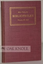Hardcover More Tales for Bibliophiles Book