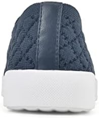 WHITE MOUNTAIN Shoes Utopia Slip-on Sneaker, Navy/Fabric, 8.5 M | Image 4