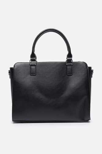 Image of Allen Solly Allen Solly Women Brand Logo Printed Textured Laptop Handbag