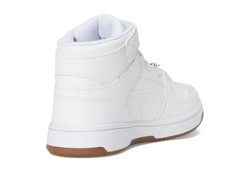 Image of PUMA Kids' Rebound Layup Mid Hook and Loop Sneakers