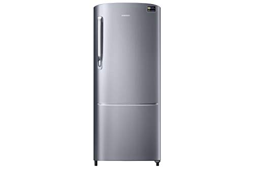 Image of Samsung 183 L, 3 Star, Digital Inverter, Direct-Cool Single Door Refrigerator (RR20H2723S8 /NL, Silver, Elegant Inox, Single Touch Defrost, 2026 Model)
