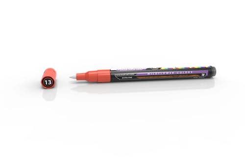 Rotuladores de pintura acrílica flexible de 36 tonos tierra, control automático de flujo de 1 a 5 mm, línea para pintura de roca, colorear, letras, álbumes de recortes, vidrio, tazas, madera, metal