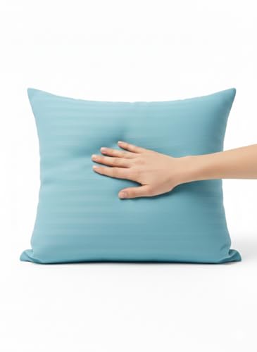Image of Hotel Quality Premium Fibre Cushions | Cushion 16 inch x 16 inch | Pillow,Cushion,Cushions for, Cushion Pillow,Pillow,Cushions for Bed (Blue, 5)