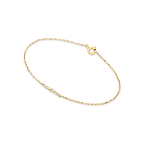 Image of PNG Jewellers Crafty Diamond & Gold Flexible Bracelet For Women
