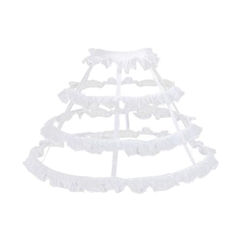 Jupon cerceau cage crinoline jupe support féminin en ruban