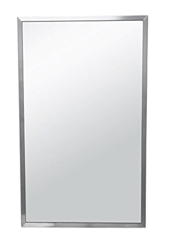 Brey-Krause T-1024-36-SS Commercial Restroom Mirror 24-inch x 36-inch