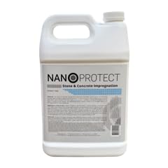 Cement & Stone Sealer Indoor & Outdoor | Long-Term Protection Against Water, Stain & Dirt | for Concrete, and Any Absorbent Stone | 1 gal Impregnator for 200-400 sq ft.