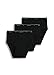 Jockey Men's Underwear Classic Low Rise Brief - 3 Pack, Black, 34