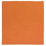 Orange Solid Bandana - Single Piece 22x22