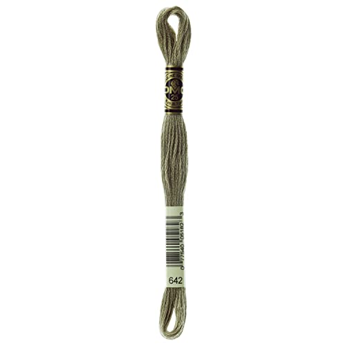 Image of DMC 6-Strand Embroidery Cotton Floss, Dark Beige Grey