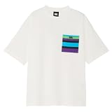 [カンタベリー] 半袖 Tシャツ S/S STRIPE POCKET TEE OW_オフホワイト L