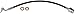 Dorman H621857 Clutch Hydraulic Hose Compatible with Select Honda Models