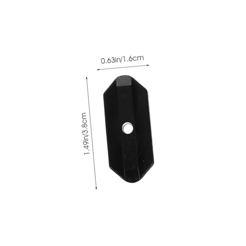 Clips de fixation abs noir pour lames de terrasse composites pack 150 pcs