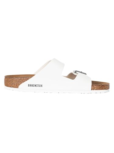 Birkenstock Arizona Soft Footbed Patent Leather Sandal, White Birko-Flor?, 42 (US Men's 9-9.5, US Women's 11-11.5) Regular3