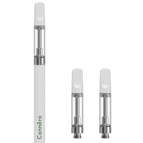 CannBro 510 Starter Kit – Komplettset für CBD Öle – inkl. 510 Akku & 2× 1,0 ml Kartuschen | Type-C | Zugaktivierung | Weiß CannBro 510 Starter Kit – Komplettset für CBD Öle – inkl. 510 Akku & 2× 1,0 ml Kartuschen | Type-C | Zugaktivierung | Weiß