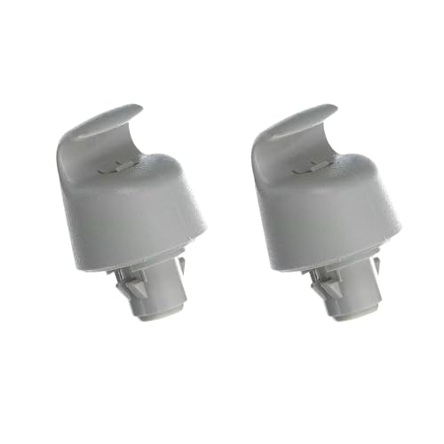 UpAmcarker 96409-3JA0A Sun Visor Retainer Clip Holder Latch Lock Compatible with N-issan Trail T32 Altima Murano Pathfinder Teana Rogue Titan Armada 96409-5HA0A (Gray 2Pcs)