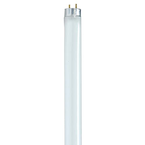 Satco S8404 24-Inch 3000K 17-Watt Medium Bi Pin T8 Instant/Rapid Start Energy Saving Lamp, Warm White