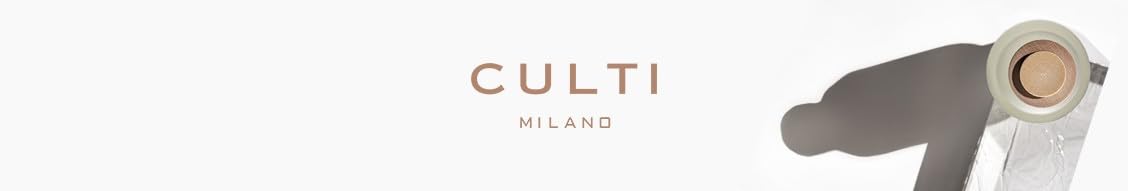 Culti Set profumatore Ambiente Milano White Label Bastoncini in midollino + Spray 100ml – Diffusione costante e immediata – Design Elegante per casa e Ufficio (Diffusore Mediterranea + Spray, 500)