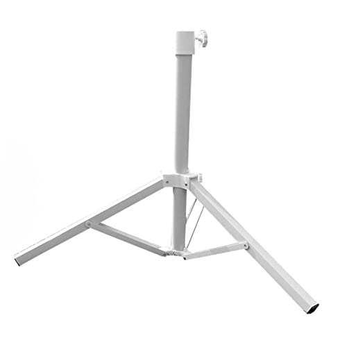 Gogogmee 1PC Beach Umbrella Stand with Triangular Base Sturdy Fixing Bracket for Outdoor Use Prevents Umbrella from Blowing Away Lightweight and Easy to Install for Beach and Patio
