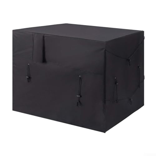 Zilimontt Housse de chauffage de piscine pour pompes à chaleur Hayward, tissu Oxford 600D imperméable et robuste avec cordons de serrage réglables et trou de tuyau, protection contre les intempéries