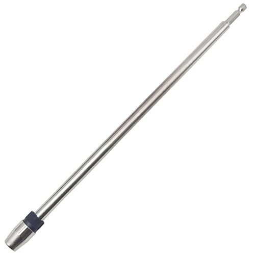 QISF 300mm Long Bit Holder, 1/4 Inch Hex Shank Quick Release Bar Socket Screwdriver Bit Extender Holder