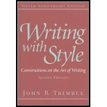 Writing with Style (Silver Anniversary Edition) (2nd, 00) by Trimble, John R [Paperback (2000)]