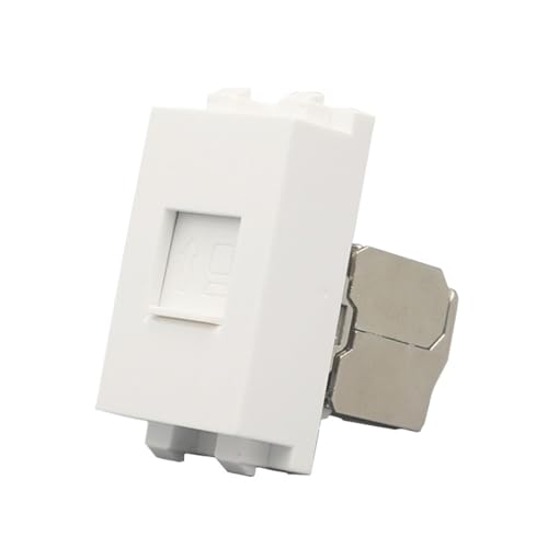 Module d'emplacement RJ45 CAT7 blindé Keystone pour réseau Ethernet domestique - 2