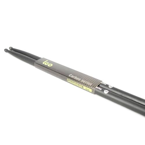 Par de baquetas 5A de fibra de carbono resistentes miniatura 7