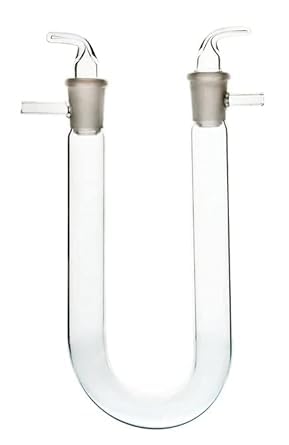 ISKO Borosilicate glass Calcium Chloride tube/U-tube with I/C stoopers (1 Pc.) (B0CXT79CLV) Amazon Price History, Amazon Price Tracker