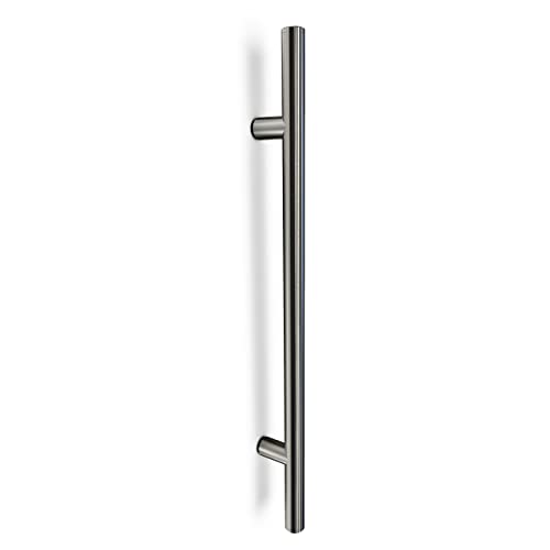 oppali Spazzolato Acciaio Inossidabile 304 Materiale di alta qualità Maniglia per Porta Entrata | Diametro Manico 25mm | Rotondo T-Bar | 100cm Lunghezza totale oppali Spazzolato Acciaio Inossidabile 304 Materiale di alta qualità Maniglia per Porta Entrata | Diametro Manico 25mm | Rotondo T-Bar | 100cm Lunghezza totale