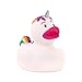 Schnabels Quietsche-Ente Einhorn - Geschenk für Geburt Geburtstag Namenstag Kinder Baby Freund-in Mädchen Junge - Spielzeug Bade-Ente Badewanne Deko