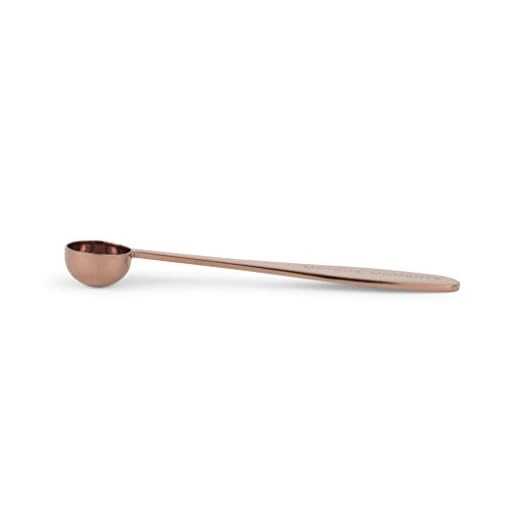 Matcha Moments - 1 gram Measuring Spoon - Perfect for 1 portion of Matcha Green Tea Powder - Made with stainless Steel Metal - Long Handle (11cm) - Copper color - Durable and Dishwasher Safe