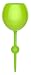The Beach Glass - Original Floating Glass, Acrylic and Shatterproof Wine, Beer, Cocktail, Drinking Glasses for Pool, Beach, Camping and Outdoor Use - 12 Ounce (Sea Green)