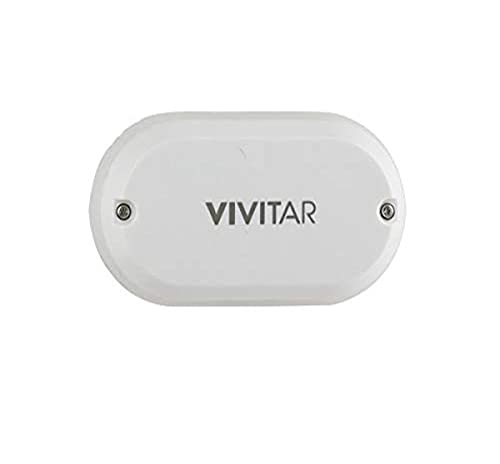 Vivitar WT12 Smart Home WiFi Leak Sensor, Sends Alert Once Water is Detected, Simple Wi-Fi Setup, Individual Tag Settings, Super Low Energy Consumption, Works with iOS and Android Devices, White