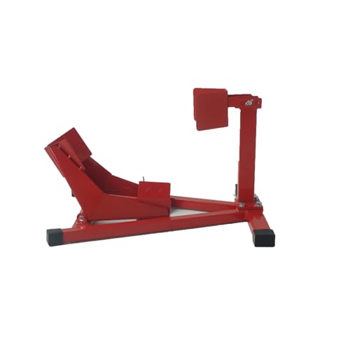 Image of Motorcycle Wheel Chock, 16 inch-21 inch Front Stand with Multiple Adjustment Holes, 1500 lbs Capacity Motorcycle Chock for Garage, Workshop, and Vehicle Transport