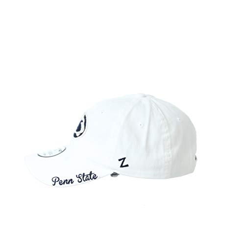 Gorra blanca ajustable ZHATS NCAA para mujer miniatura 6
