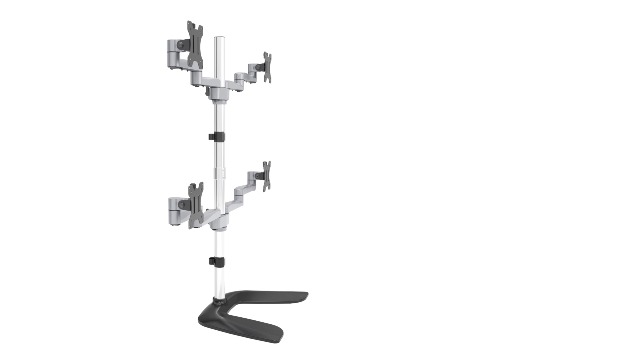 Amazon.com: StarTech.com Desktop Quad Monitor Stand - Ergonomic