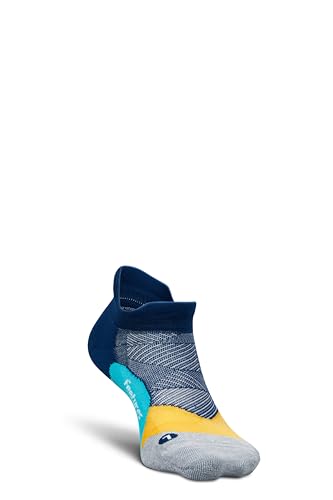 Image of Feetures Elite Light Cushion No Show Tab Sock Wave