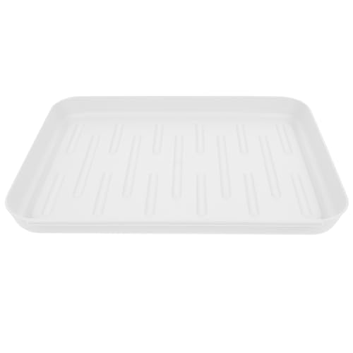 VALICLUD Plateau Multifonction pour Chaussures en Plastique PP Gris, Bords Surélevés, 1 Pièce, Bac Pratique pour Couloir, Entrée, Terrasse et Voiture, Collecte Eau et Saleté, Usage