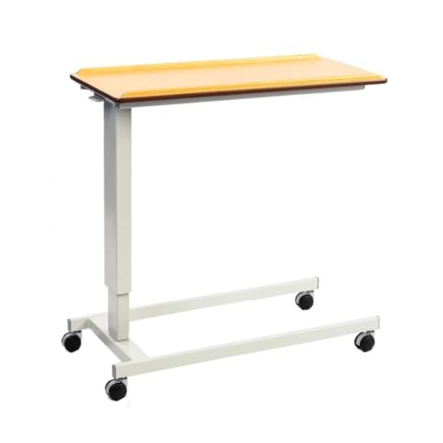 NRS Healthcare EasyLift Overbed/Over Chair stół buk N43541 z regulacją wysokości - podstawa standardowa
