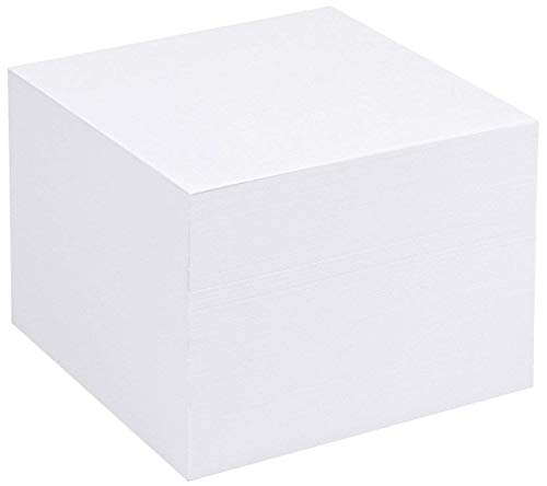 Image of 5 Star 2 x Office Refill Block for Noteholder Cube - White Paper - 750 Sheets - Square 90mm - Classic Style