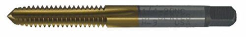 Viking Drill and Tool 46042 Type 24-UBN Straight Flute Plug Style Mag Super Premium Tap Bit-, 6-32